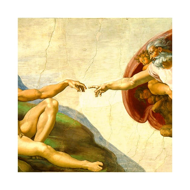 Creation of Adam - Hands and Fingers Michelangelo Sistine Chapel by CONCEPTDVS