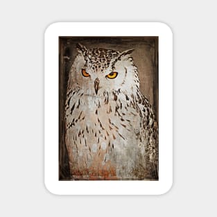 Vintage Style Owl Magnet