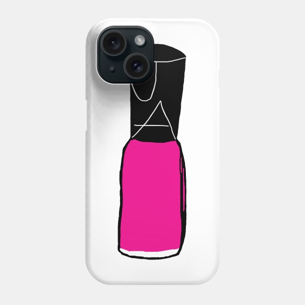 Pink Nail Polish Phone Case by JadedAlice