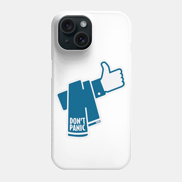 hgttg / Thumb NO PANIC Phone Case by masvolpi