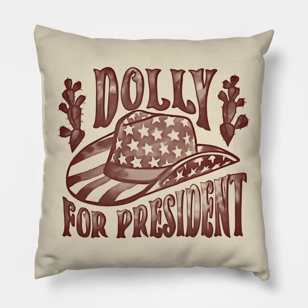 Dolly for President Pillow by wintoastore