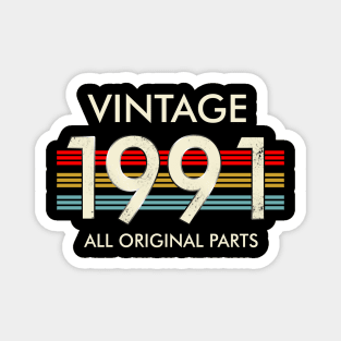 Vintage 1991 All Original Parts Magnet