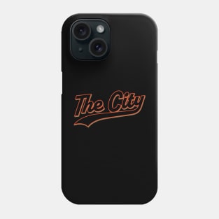 San Francisco 'The City' Baseball Fan Tee: Hit a Foggy Home Run! Phone Case