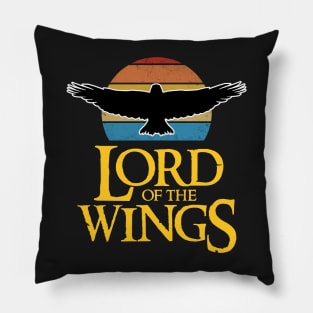 Lord Of The Wings Retro Style Vintage Bird Gift Pillow