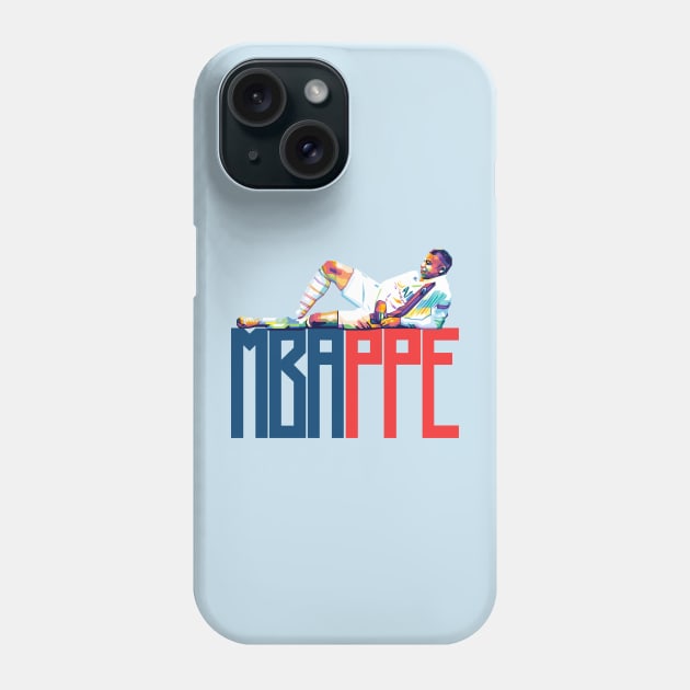 Mbappe WPAP Phone Case by giltopann