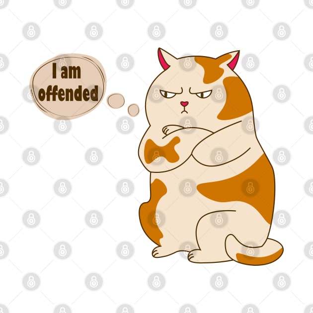 Chonky cat I am offended by Cute-Design