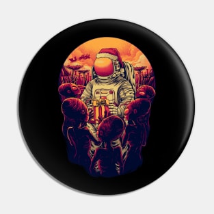 Astronauts aliens Mars contact Pin