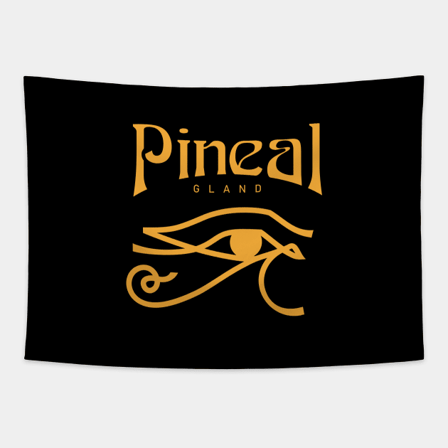 Eye of Horus - Pineal Gland Tapestry by marieltoigo