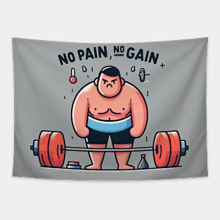 No Pain, No Gain: Bodybuilder's Motivation (4) Tapestry