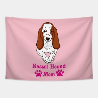 Basset Hound Mom Tapestry