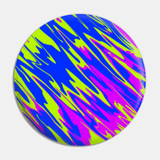 Spray Paint Pink Lime Blue Pin