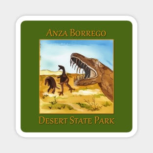 Anza Borrego Desert State Park dinosaur sculpture Magnet