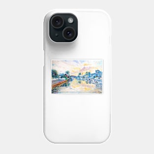 Empuriabrava. Sailboats and Canals Phone Case