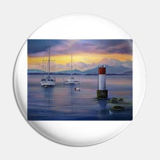 Chemainus Sunset Pin