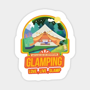 GLAMPING LOVER Magnet