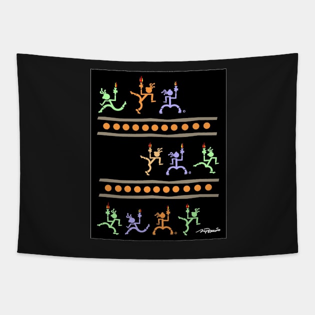 spirit dancers Tapestry by MPeraino