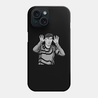 Kai Havertz Black and White Version. Phone Case