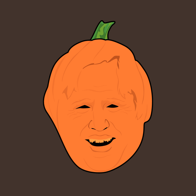 Boris Johnson Pumpkin by Jakmalone