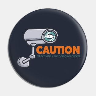 I'am a CCTV Pin