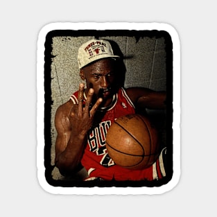 Michael Jordan - Wins His 3rd Consecutive Magnet