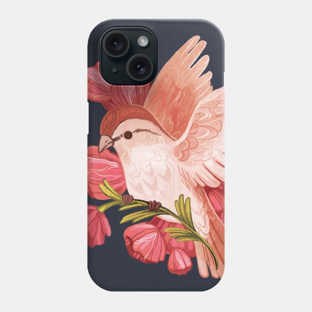 Sparrow Bird Phone Case by MichelleScribbles