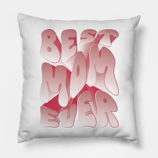 best mom ever retro Pillow by NoireVogue