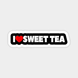 I Love Heart Sweet Tea Magnet