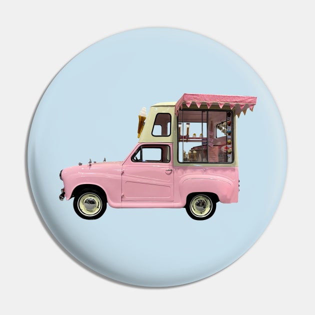 Austin Ice Cream Van Pin by markvickers41