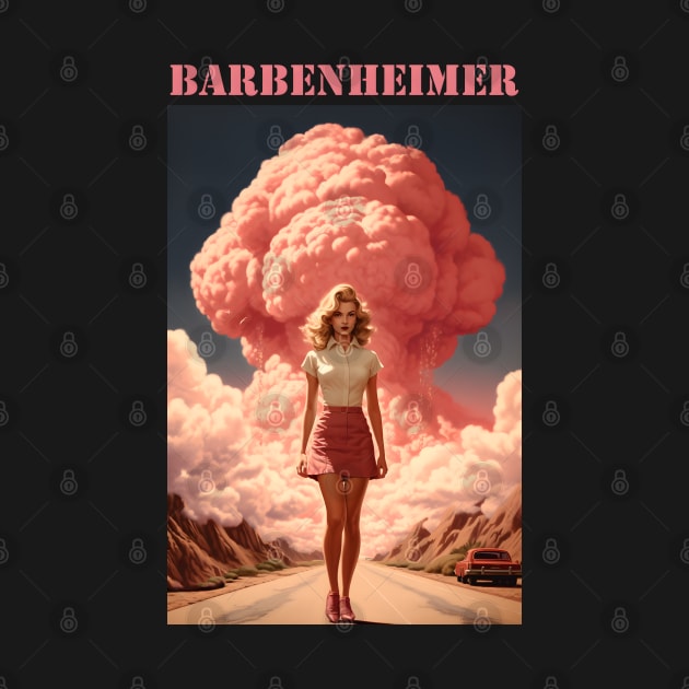 Barbie x Oppenheimer  | BARBENHEIMER T-Shirt by TooplesArt