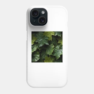 Green Leaves Pattern 21 Phone Case