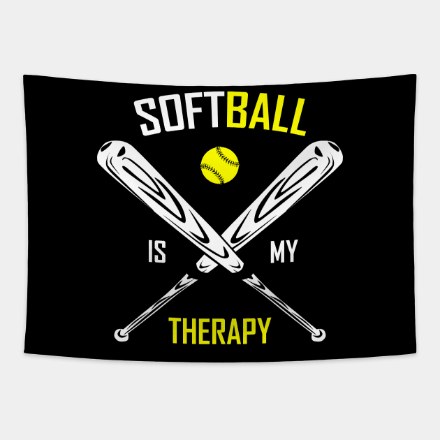 softball Tapestry by Mandala Project