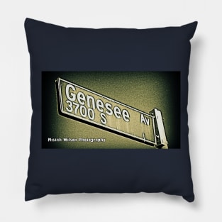 Genesee Avenue, Los Angeles, California by Mistah Wilson Pillow