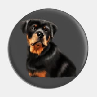 Rottweiler Dog, Dog Lover Pin