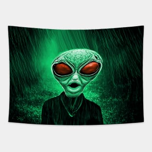 Planet X Aliens Sci-Fi NFT Collection Tapestry