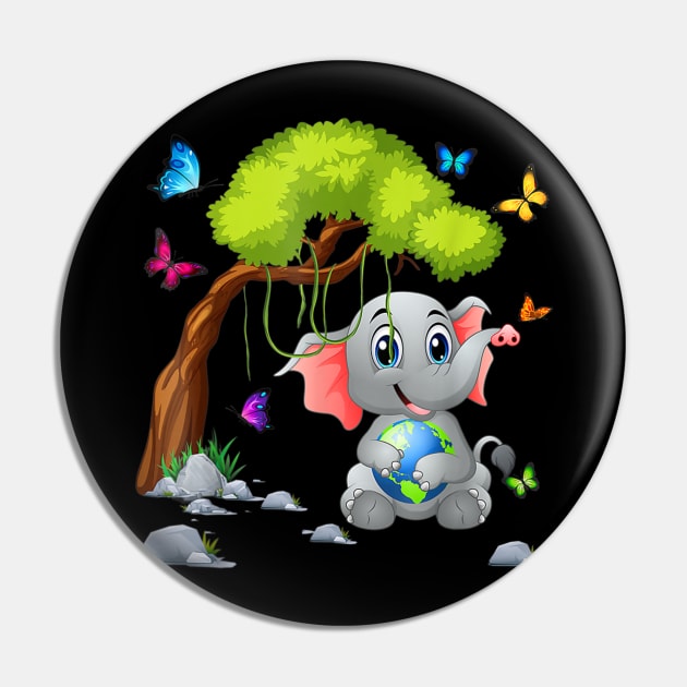 Earth Day Elephant Happy Earth Day Pin by eldridgejacqueline