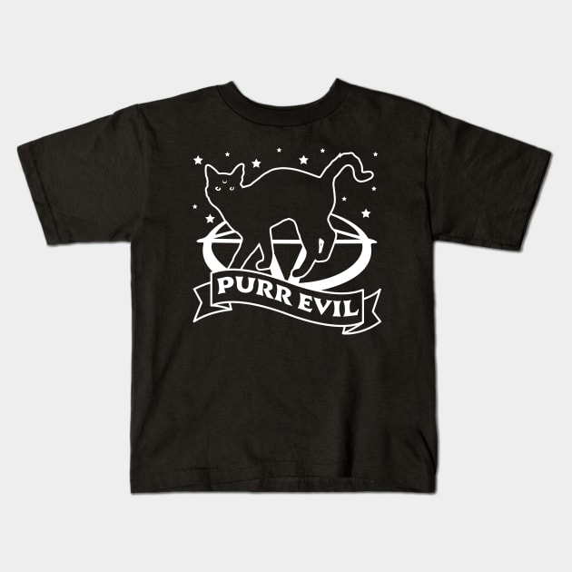 Purr Evil Cat Tshirt - For Halloween Satanic Cats Lovers Purr Evil Cat Tshirt - For Halloween Satanic Cats Lovers