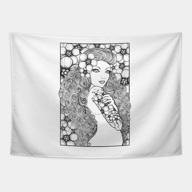 Retro Mama Tapestry by stickypixie