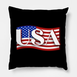 USA flag gift Pillow