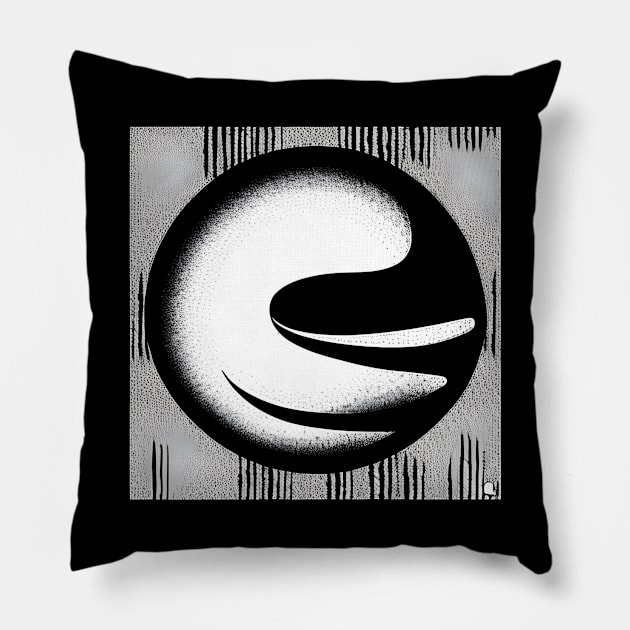 The perfect-imperfect big wave. Pillow by Zenmatics