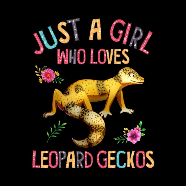 Just A Girl Who Loves Geckos Reptile Woman by nakos