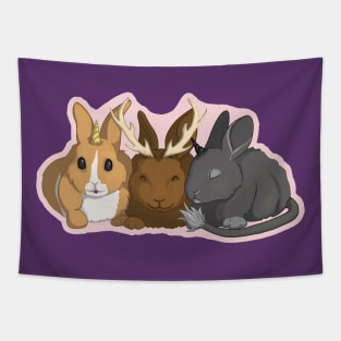 Three Magical Friends Tapestry