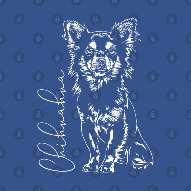 Discover Cute Chihuahua dog Portrait - Chihuahua Dogs - T-Shirt