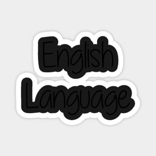 School Subject Sticker - English Language Magnet