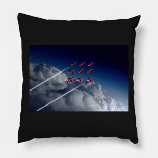 Red Arrows Diamond 9 Pillow