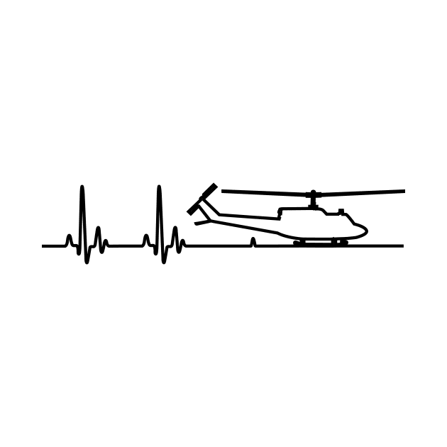 UH-1 Huey Helicopter Heartbeat Pulse by NorseTech