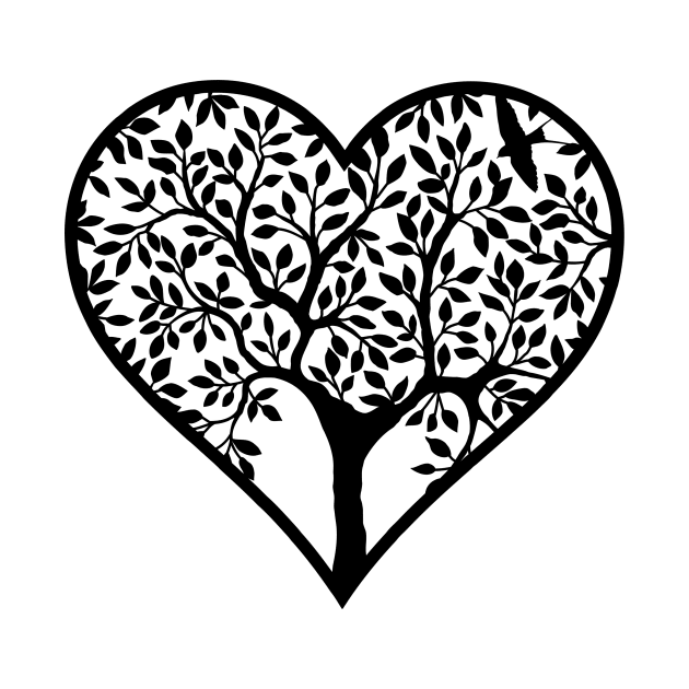 Family Tree Heart by hippyhappy