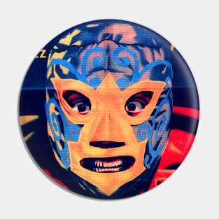 Vintage Mexican Cinema Icons Lucha Libre Pin