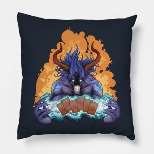 Demon Card Master Pillow