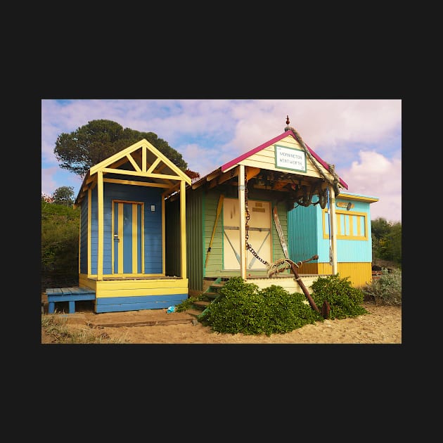 Bathing Boxes, Mornington Peninsula by rozmcq