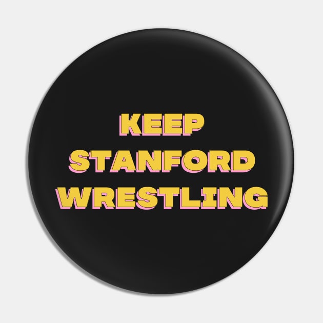 Keep Stanford Wrestling Pin by starnish